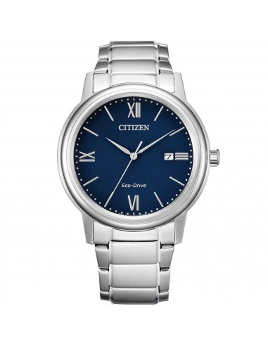 Citizen Men's Watch - Eco-Drive Blue Dial Silver Tone Steel Bracelet | AW1670-82L des créatures d'habitude