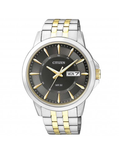 Citizen Men's Watch - Date-Day Two Tone Stainless Steel Bracelet Quartz | BF2018-52H pas cher chine