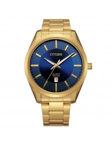 Citizen Men's Watch - Blue Dial Yellow Gold Stainless Steel Bracelet | BI1032-58L pas cheres