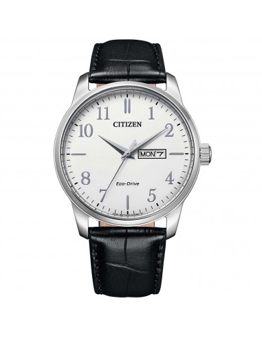 Citizen Men's Watch - Eco-Drive Silver Dial Black Strap Power Reserve | BM8550-14A 2 - 3 jours ouvrés.