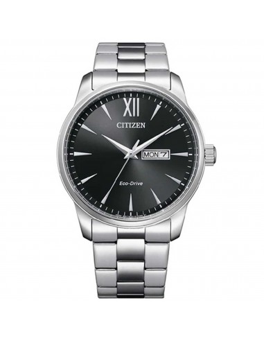 Citizen Men's Watch - Eco-Drive Black Dial Silver Bracelet Day-Date | BM8550-81E acheter en ligne