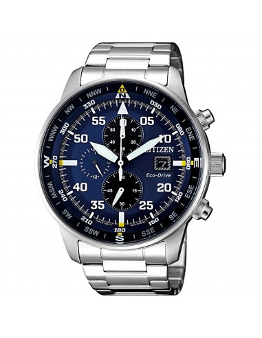 Citizen Men's Watch - Eco-Drive Blue and Black Dial Compass Bracelet | CA0690-88L les ctes