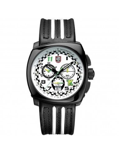 Luminox Men's Watch - Tony Kanaan Limited Edition White and Black Dial Strap | XL.1146 pas cher 