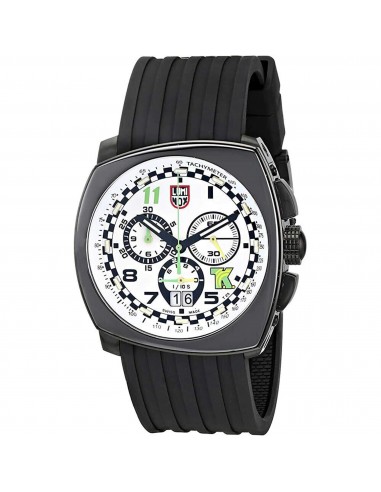 Luminox Men's Watch - Tony Kanaan Quartz Chronograph Black Silicone Strap | XL.1147 en ligne