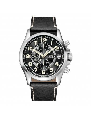 Luminox Men's Automatic Watch - Field Valjoux Black Dial Silver Tone Case | XL.1861 ouvre sa boutique