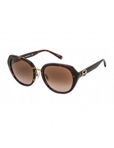 Coach Women's Sunglasses - Adjustable Nose Pads Dark Havana Oval Frame 0HC8331 512013 Comparez plus de prix