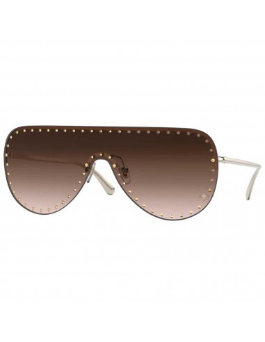 Versace Women's Sunglasses - Gold Rimless Shield Frame Gradient Lens | VE2230B 125213 sur le site 