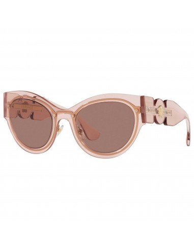 Versace Women's Sunglasses - Transparent Pink Frame Light Brown Lens | VE2234 125273 offre 