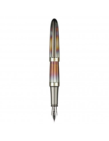 Diplomat Fountain Pen - Aero Flame Aluminum with Steel Extra Fine Nib | D40309021 des créatures d'habitude