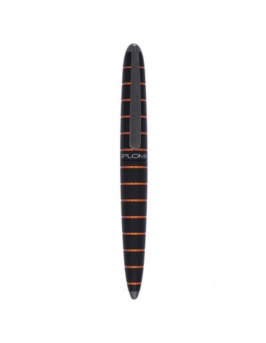 Diplomat Fountain Pen - Elox Black/Orange Aluminum, Extra Fine | D40351021 Paris Déstockage Promo