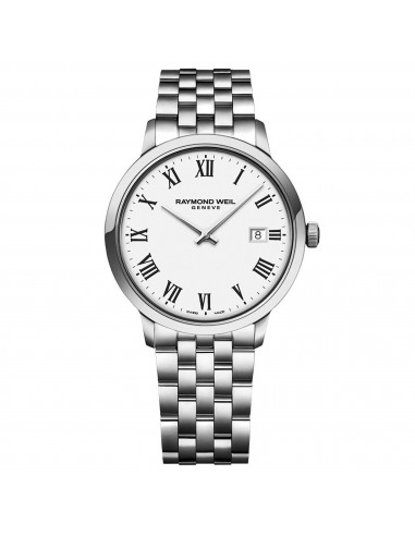 Raymond Weil Men's Quartz Watch - Toccata White Dial Silver Bracelet | 5485-ST-00300 la livraison gratuite