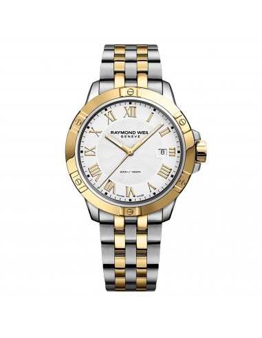 Raymond Weil Men's Quartz Watch - Tango White Dial Two Tone Bracelet | 8160-STP-00308 la chaussure