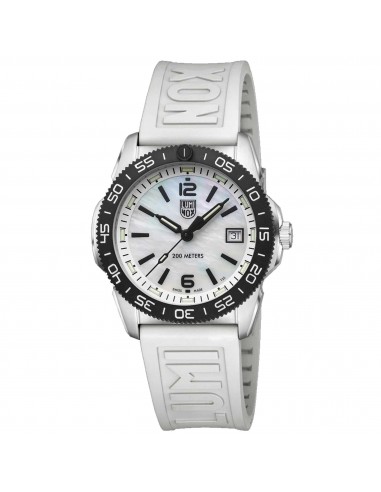 Luminox Men's Quartz Watch - Pacific Diver Ripple White Rubber Strap | 3128.M.SET Livraison rapide