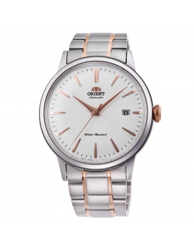 Orient Men's Automatic Watch - Classic White Dial Two Tone Bracelet | RA-AC0004S10A en stock