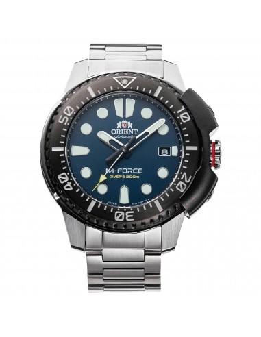 Orient Men's Automatic Watch - M-Force Dive Blue Dial Bracelet | RA-AC0L07L00B Par le système avancé 