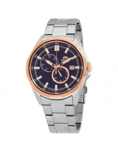 Orient Men's Watch - Defender Automatic Blue Dial Rose Gold Tone Bezel | RA-AK0601L10A Le MVP de beaucoup