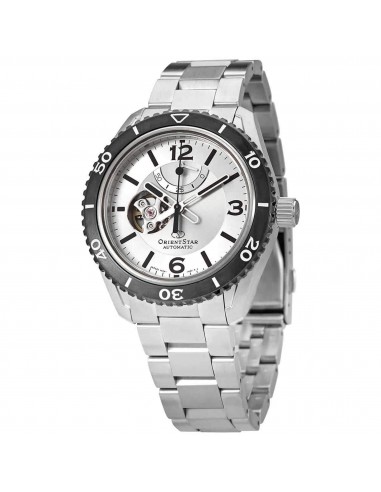 Orient Men's Automatic Watch - Star Silver Tone Open Heart Dial | RA-AT0107S00B la chaussure