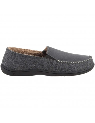 Acorn Men's Crafted Moc Slippers - Suede and Faux Wool, Ash, Large | A19016ASHML une grave pollution 