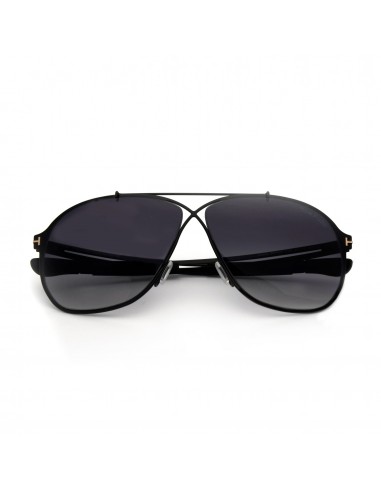 Tom Ford Orson Shiny Black & Gradient Smoke Square Sunglasses FT0829-6101B une grave pollution 