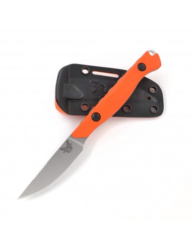 Benchmade Hunting Knife - Flyway Orange G10 Handle Straight Back Fixed Blade | 15700 Venez découvrir notre 