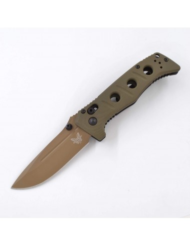 Benchmade Folding Knife - Mini Adamas Drop-point Blade OD Green G10 Handle | 273FE-2 en stock