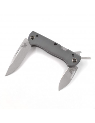 Benchmade Pocket Knife - Weekender Grey G10 Handle Slip-Joint Multi-Blade | 317 en ligne des produits 