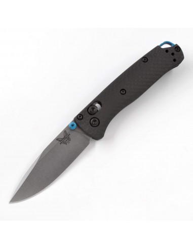 Benchmade Pocket Knife - Mini Bugout Black Carbon Fiber Handle Drop-point | 533-3 Paris Déstockage Promo