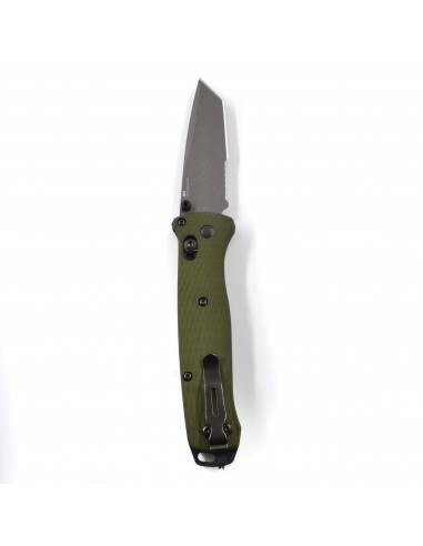 Benchmade Pocket Knife - Bailout Green Aluminum Handle Serrated Blade | 537SGY-1 d'Europe débarque