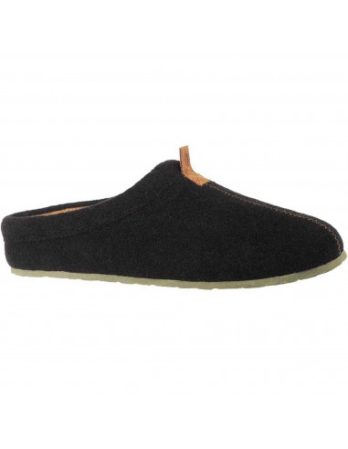 Acorn Men's Wool Slippers - Faux Wool Algae Infused, Black, X-Large | A19023BLKMXL ouvre sa boutique