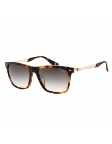 BMW Unisex Sunglasses - Gradient Smoke Lens Blonde Havana Rectangular | BW0002-H 53B online