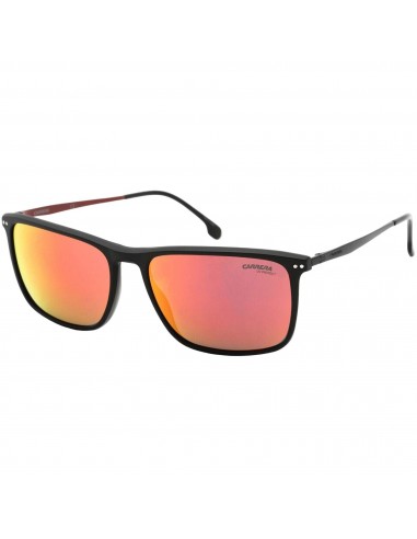 Carrera Men's Sunglasses - Multilayer Red Lens Acetate Frame | CARRERA 8049/S 0003 UZ de pas cher