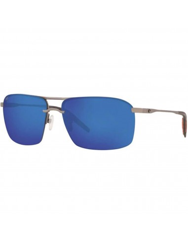 Costa Del Mar Men's Sunglasses - Polarized Lens Matte Silver Frame | 06S6008 600805 store