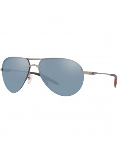 Costa Del Mar Men's Sunglasses - Helo Matte Silver Metal Frame | HLO228 OSGP(1607) acheter en ligne