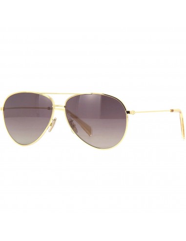 Celine Women's Sunglasses - Polarized Lens Full Rim Gold Metal Frame | CL40062U 30D de technologie