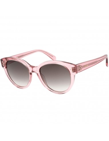 Celine Women's Sunglasses - Shiny Pink Crystal Cat Eye Plastic Frame | CL40169I 72F Véritable concentré