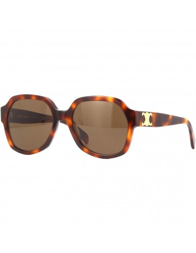 Celine Women's Sunglasses - Brown Lens Full Rim Shiny Havana Frame | CL40189I 53E online