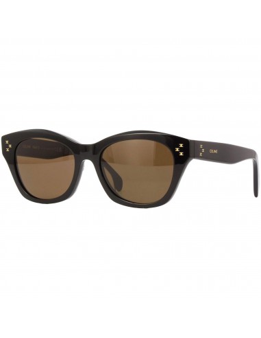 Celine Women's Sunglasses - Brown Lens Full Rim Cat Eye Plastic Frame | CL40217U 01E soldes