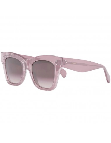 Celine Women's Sunglasses - Gradient Lens Lilac Plastic Cat Eye Frame | CL4004IN 78Z est présent 