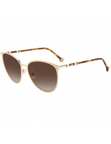 Carolina Herrera Women's Sunglasses - Gold Nude Butterfly Frame | CH 0029/S 0BKU HA destockage