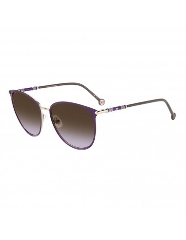 Carolina Herrera Women's Sunglasses - Violet Metal Butterfly Frame | CH 0029/S 0S9E QR le des métaux précieux