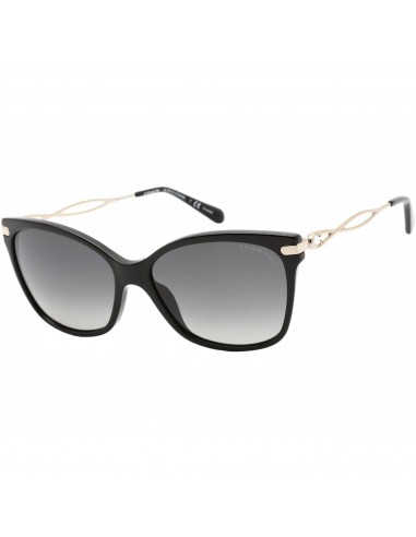 Coach Women's Sunglasses - Black and Gold Plastic and Metal Frame | 0HC8316 5002T3 Paris Déstockage Promo