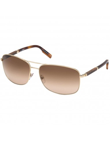 Ermenegildo Zegna Men's Sunglasses - Full Rim Gold and Havana Metal Frame | EZ0176 32F est présent 