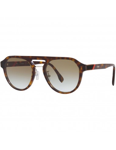 Fendi Women's Sunglasses - Gradient Lens Dark Tortoise Plastic Frame | FE40003U 52F de pas cher