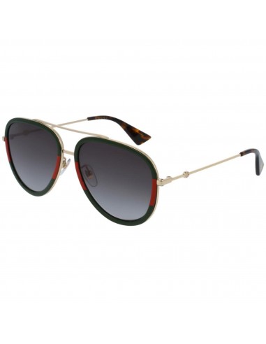 Gucci Men's Sunglasses - Gradient Grey Lens Metal and Acetate Frame | GG0062S 003 soldes