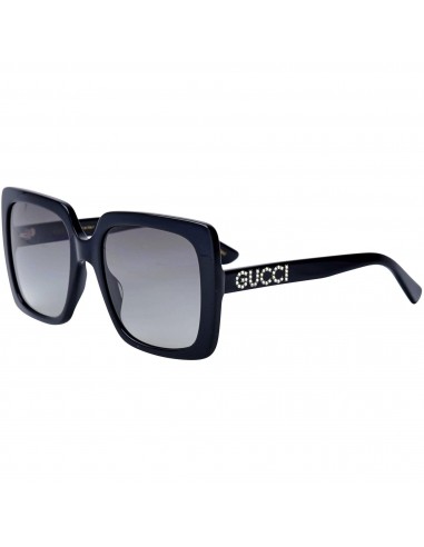 Gucci Women's Sunglasses - Gradient Lens Black Acetate Square Frame | GG0418S 001 est présent 