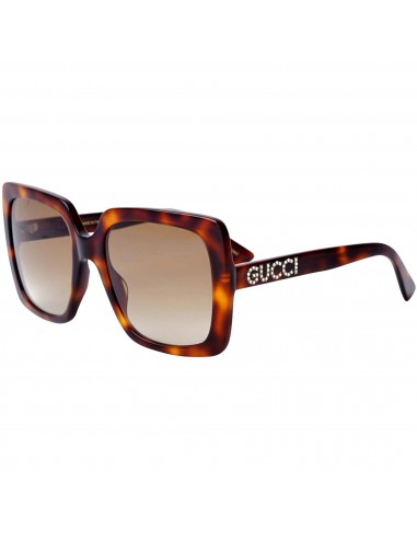 Gucci Women's Sunglasses - Gradient Lens Tortoiseshell Acetate Frame | GG0418S 003 pas cher chine