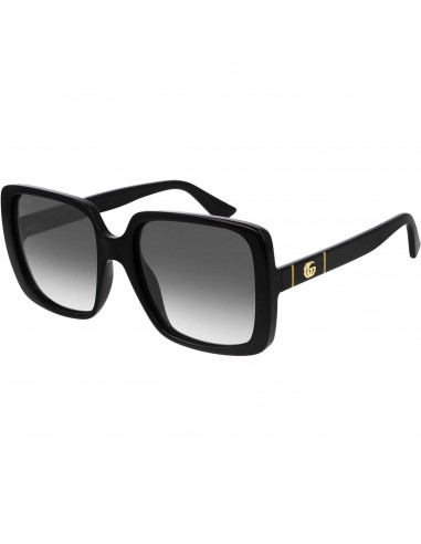 Gucci Women's Sunglasses - Gradient Grey Lens Acetate Square Shape Frame | GG0632S 001 Les magasins à Paris