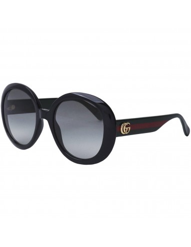 Gucci Women's Sunglasses - Gradient Nylon Lens Black Plastic Frame | GG0712S 001 rembourrage situé sous