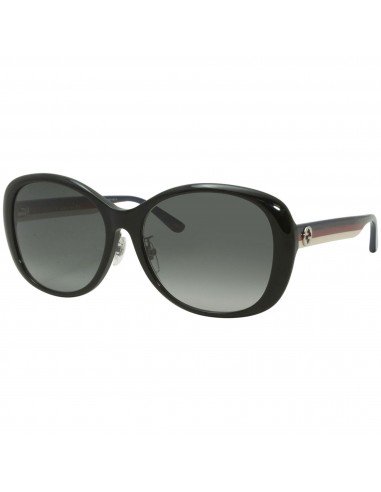 Gucci Women's Sunglasses - Grey Lens Acetate Butterfly Shaped Frame | GG0849SK 002 2023