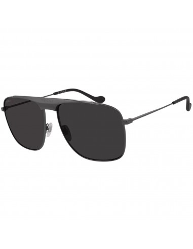 Gucci Men's Sunglasses - Grey and Black Metal Navigator Shaped Frame | GG0909S 001 suggérées chez